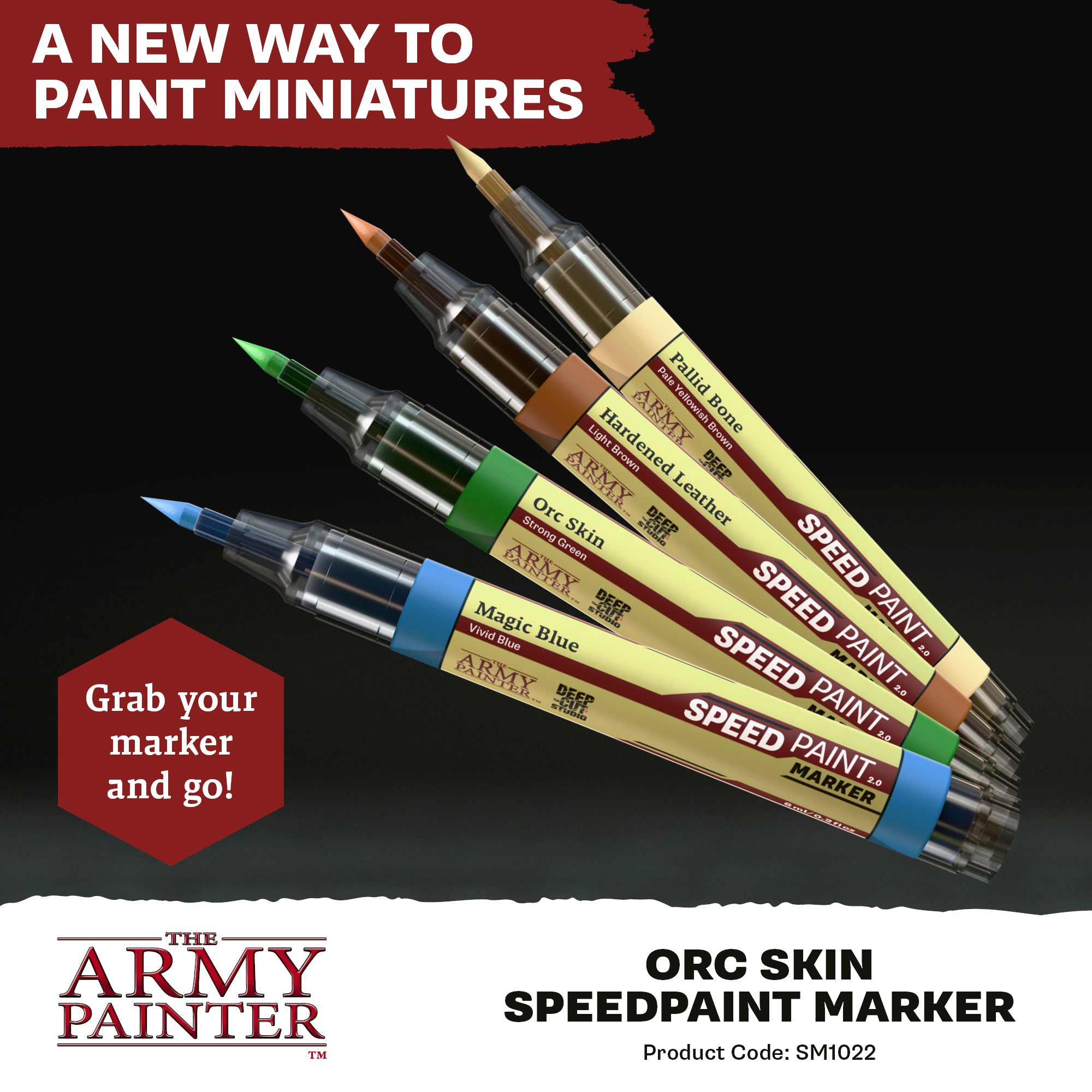 The Army Painter | Speedpaint Marker – Orc Skin (6ml)