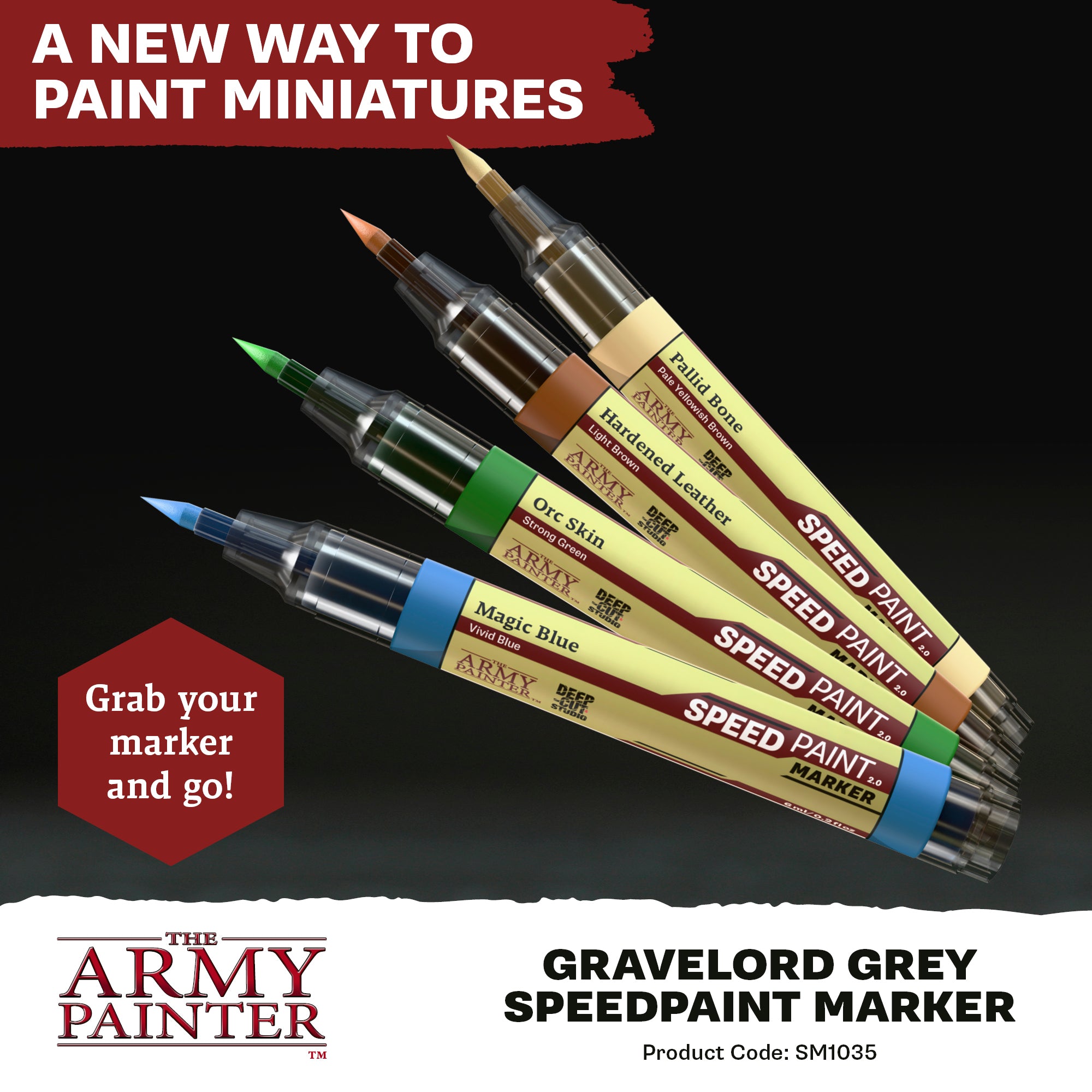 The Army Painter | Speedpaint Marker – Gravelord Grey (6ml)