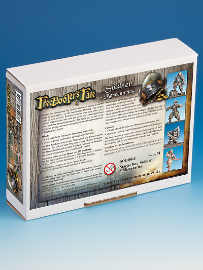 Freebooter's Fate Starterbox Söldner – Starterbox mit unbemalten Tabletop-Miniaturen (Ansicht 2)
