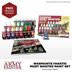 The Army Painter | Warpaints Fanatic Most Wanted Paint Set (22x18mL)