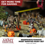 The Army Painter | Warpaints Fanatic Most Wanted Paint Set (22x18mL)