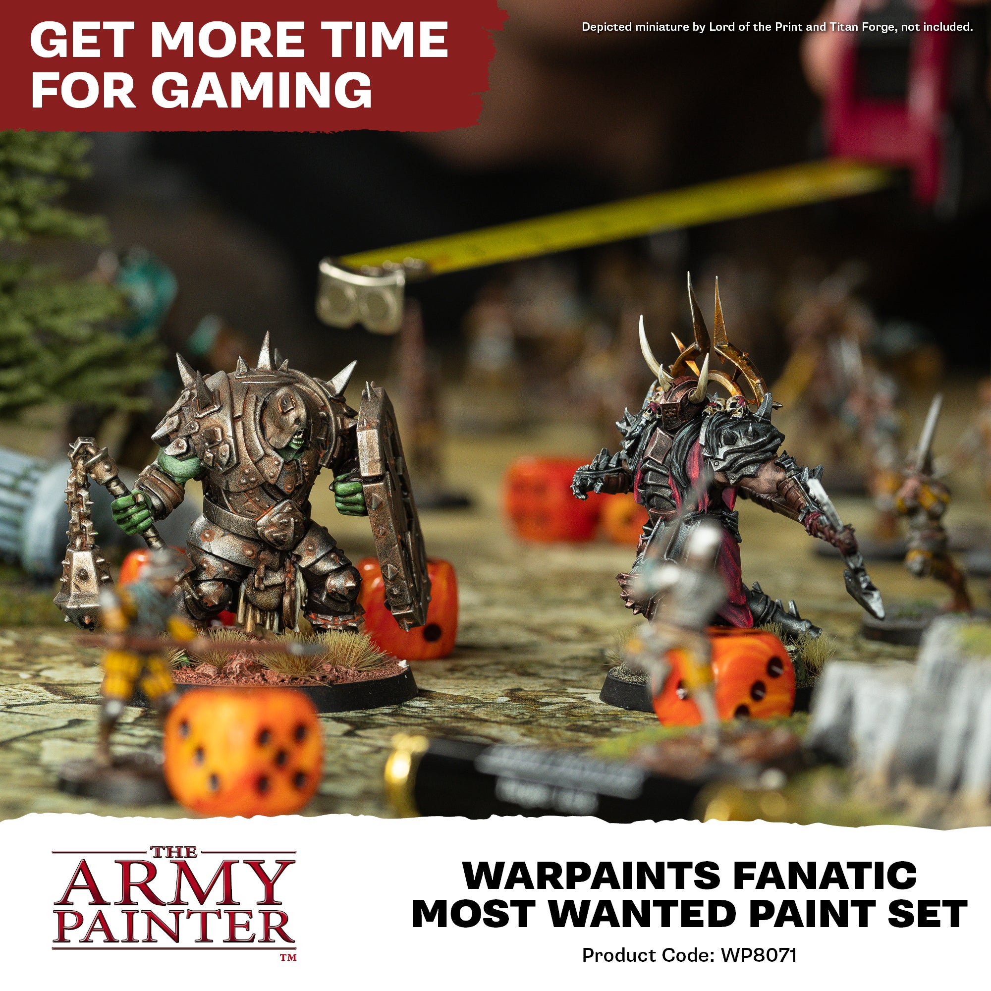 The Army Painter | Warpaints Fanatic Most Wanted Paint Set (22x18mL)