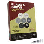 The Army Painter | Flexible Triad PLUS+: Blacks & Greys