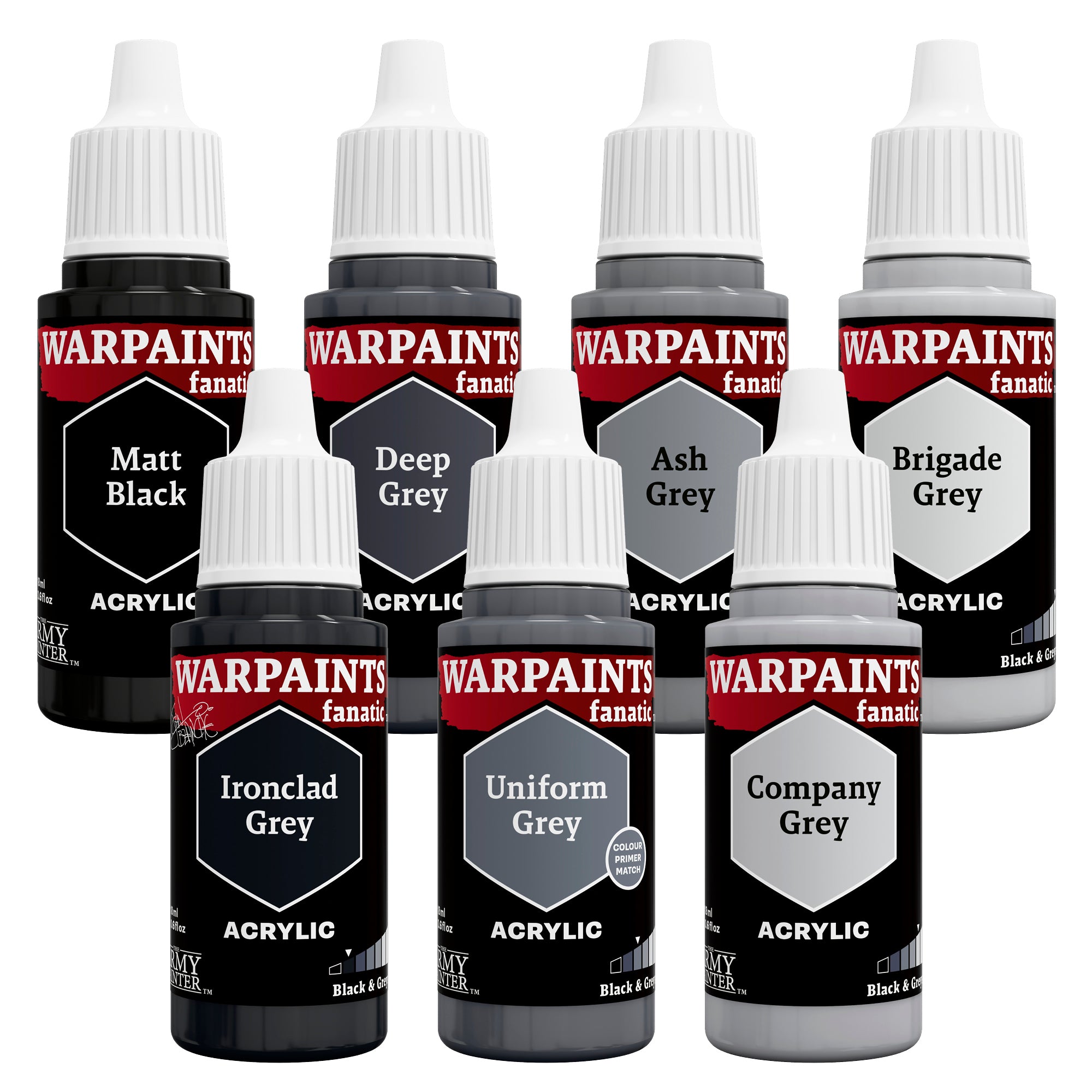 The Army Painter | Flexible Triad PLUS+: Blacks & Greys