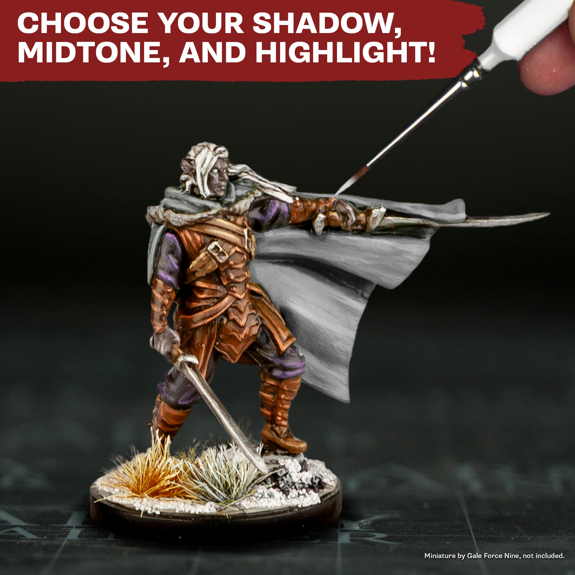 The Army Painter | Flexible Triad PLUS+: Blacks & Greys