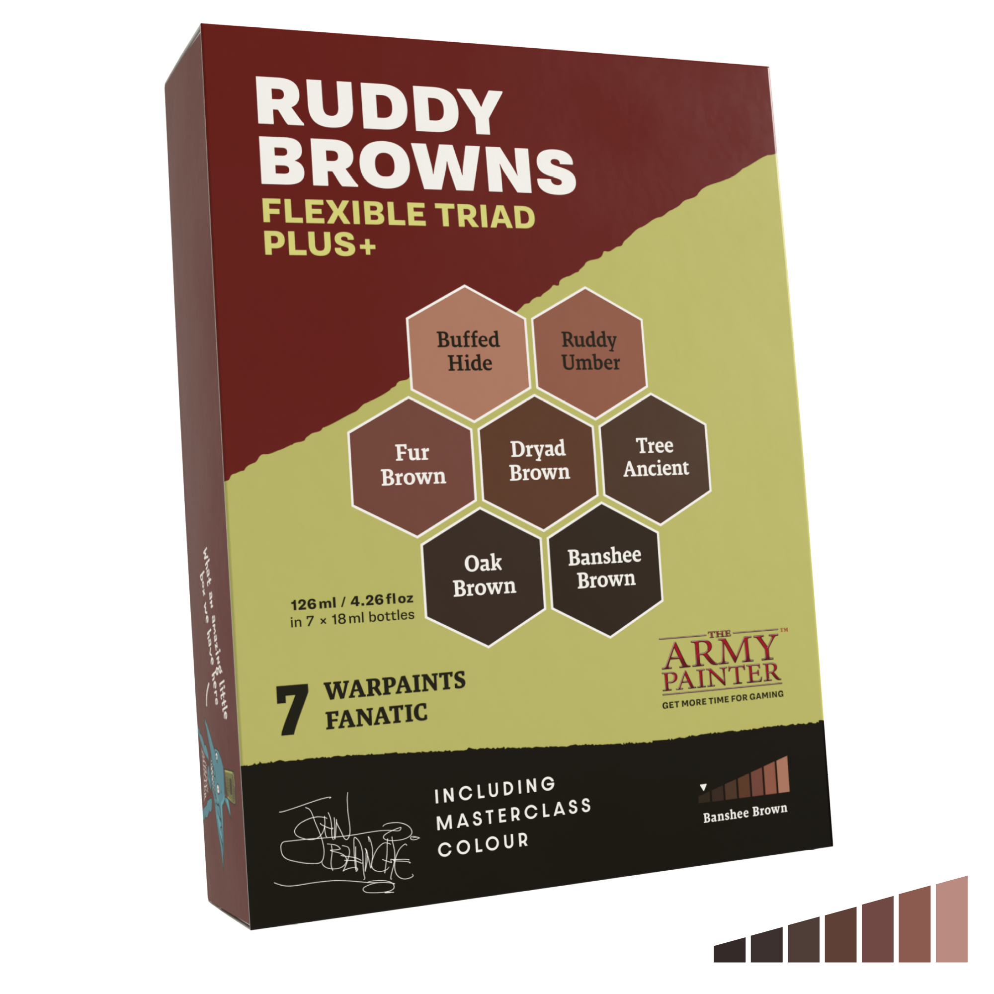 The Army Painter | Flexible Triad PLUS+: Ruddy Browns