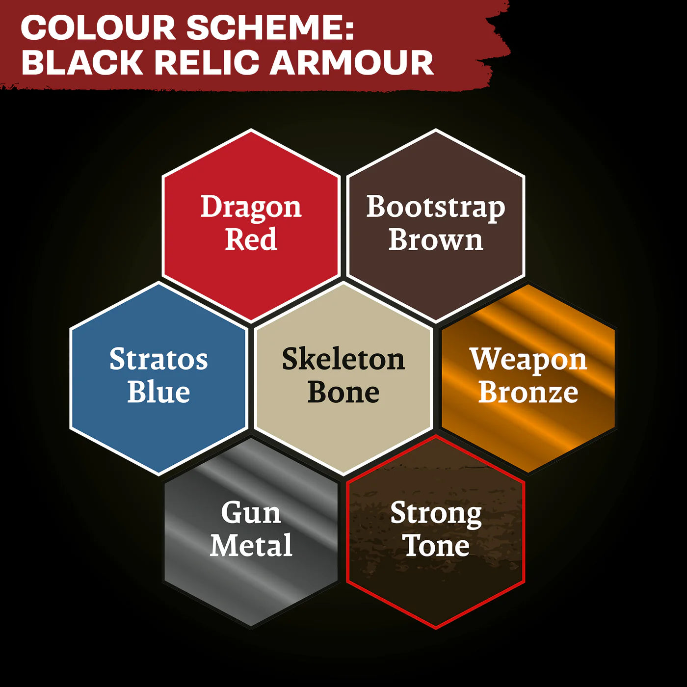 The Army Painter | Combat Se7ens: Black Relic Armour