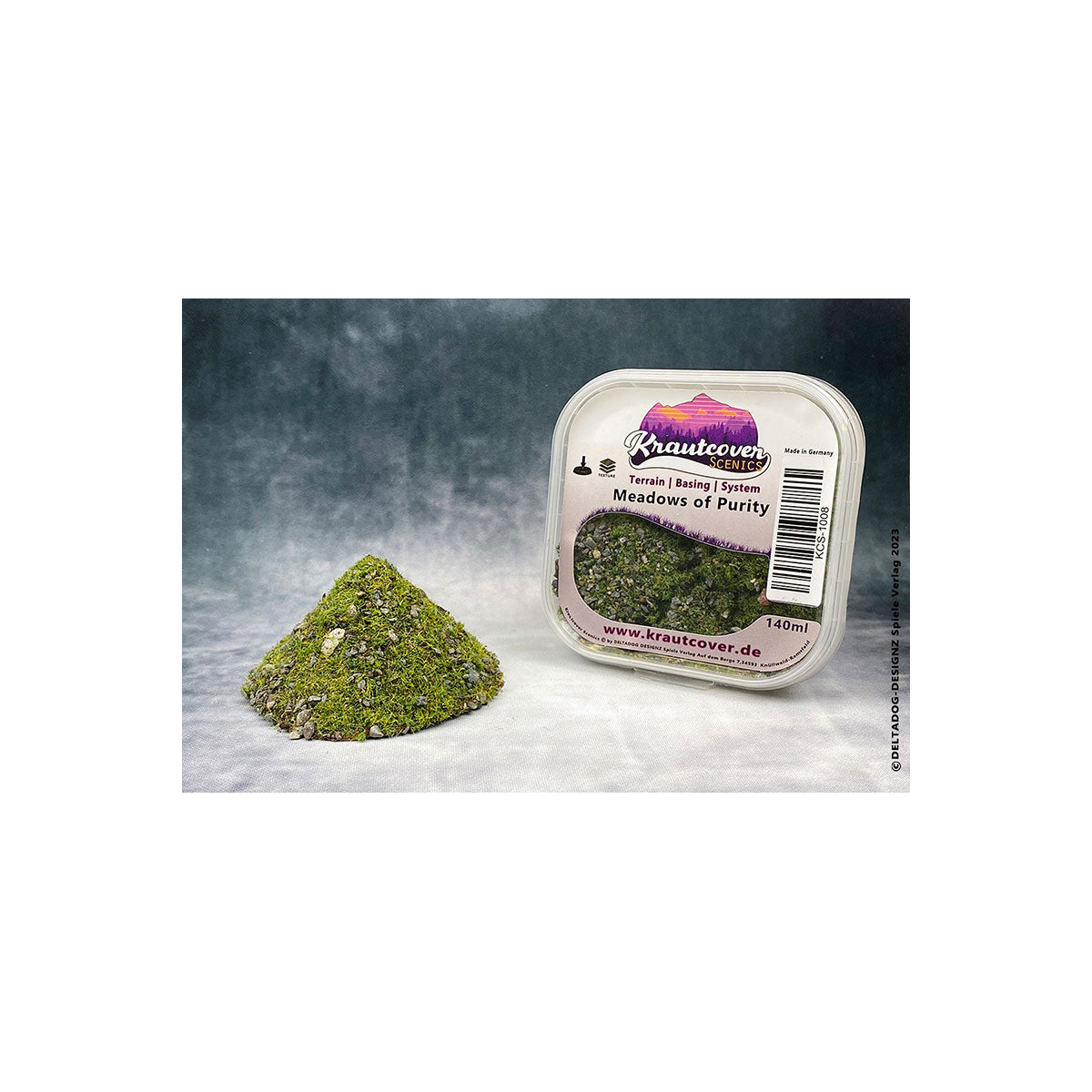 Krautcover Meadows of Purity Basecover (140ml) – Wiesen-Basing-Material für Tabletop-Bases