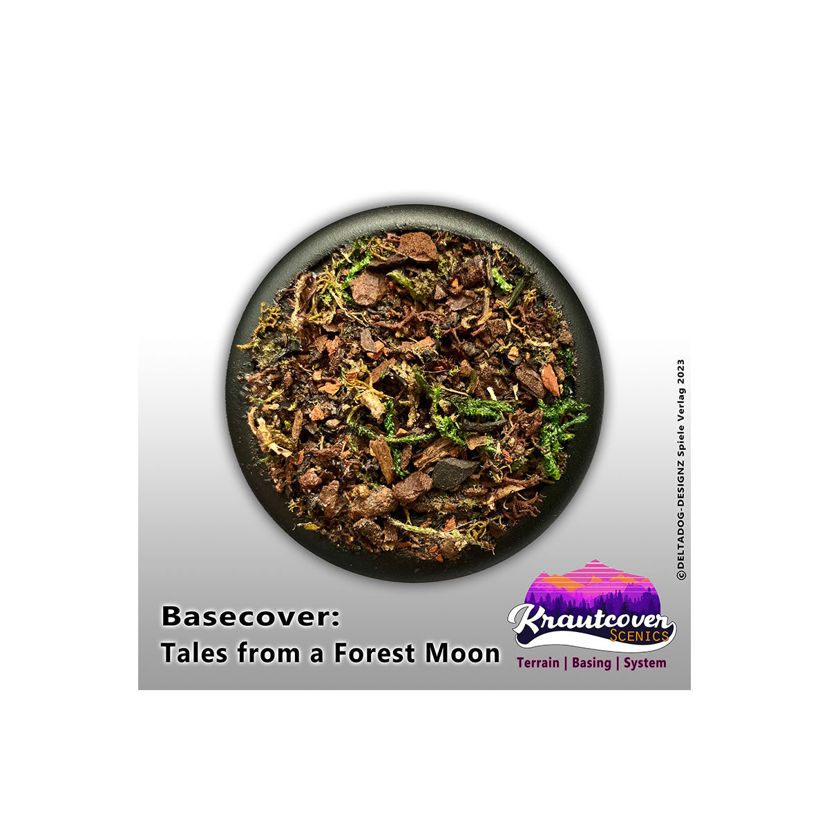 Krautcover Tales from a Forest Moon Basecover (140ml) – Waldboden-Basing-Material für Tabletop-Bases