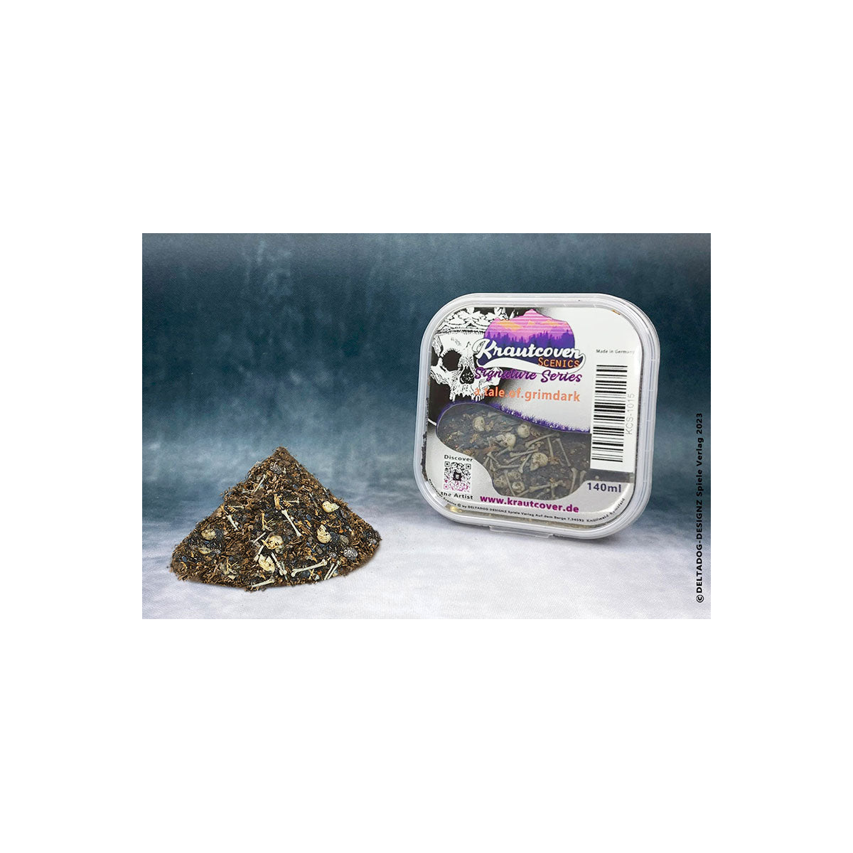 Krautcover a.tale.of.grimdark Basecover (140ml) – Basing-Material für Tabletop-Bases