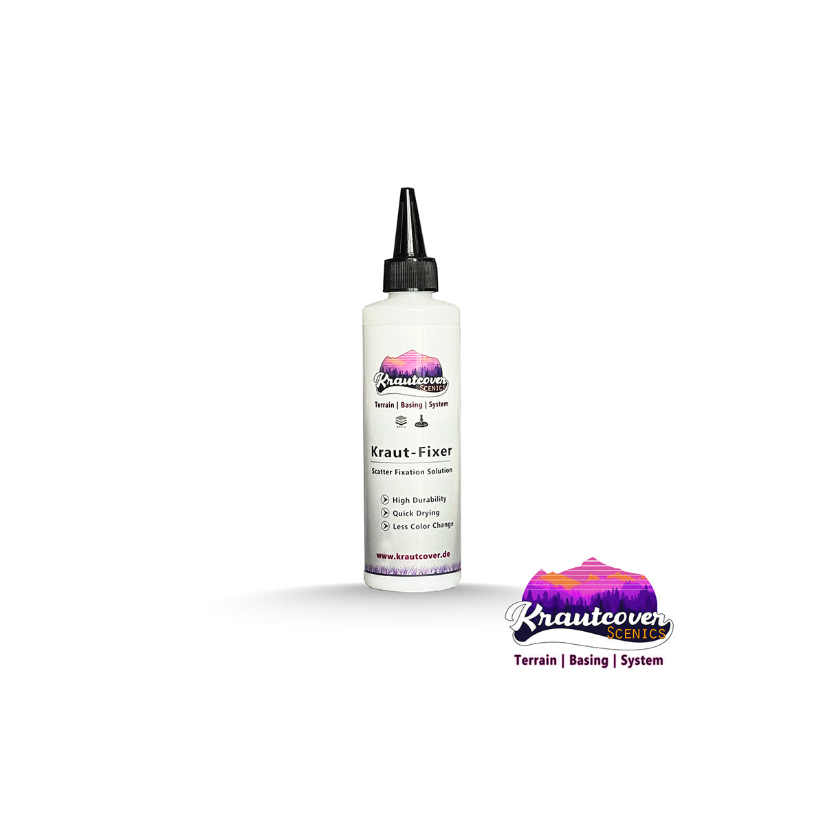 Krautcover Kraut-Fixer (240ml) – Fixierspray und Versiegelung für Basing-Material