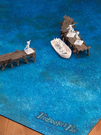 Freebooter's Fate Spielmatte Ozean – rutschfeste Tabletop-Spielmatte (90×90 cm) (Ansicht 2)