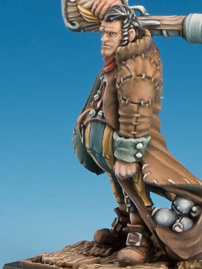 Freebooter's Fate Wolfgang (Piraten) – unbemalte Tabletop-Miniatur aus Metall (Ansicht 2)